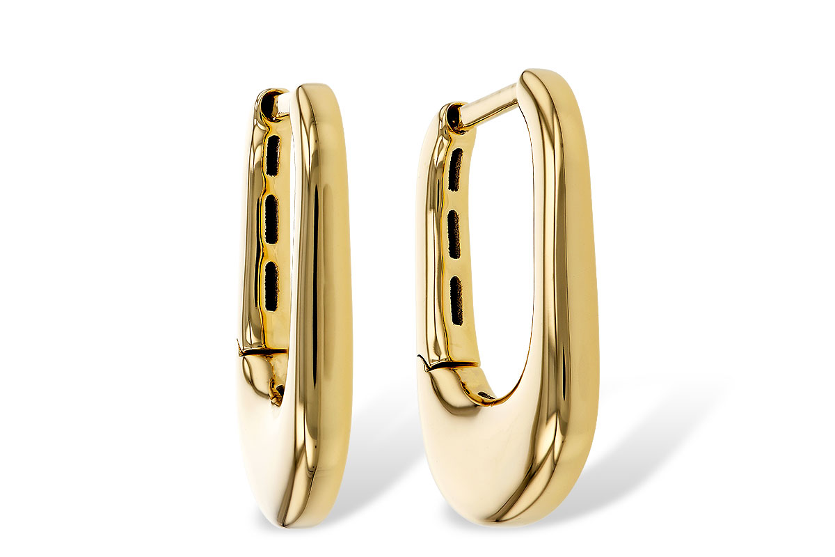 G320-80837: GOLD EARRINGS (18MM)