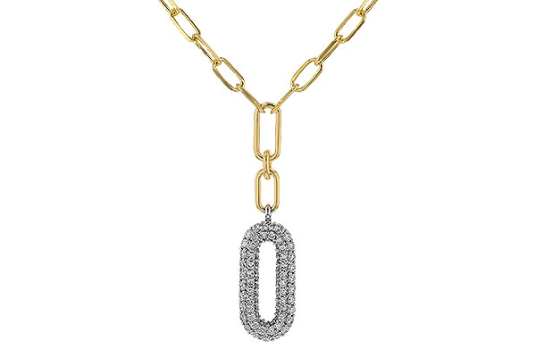 G320-80846: NECKLACE .96 TW (18")