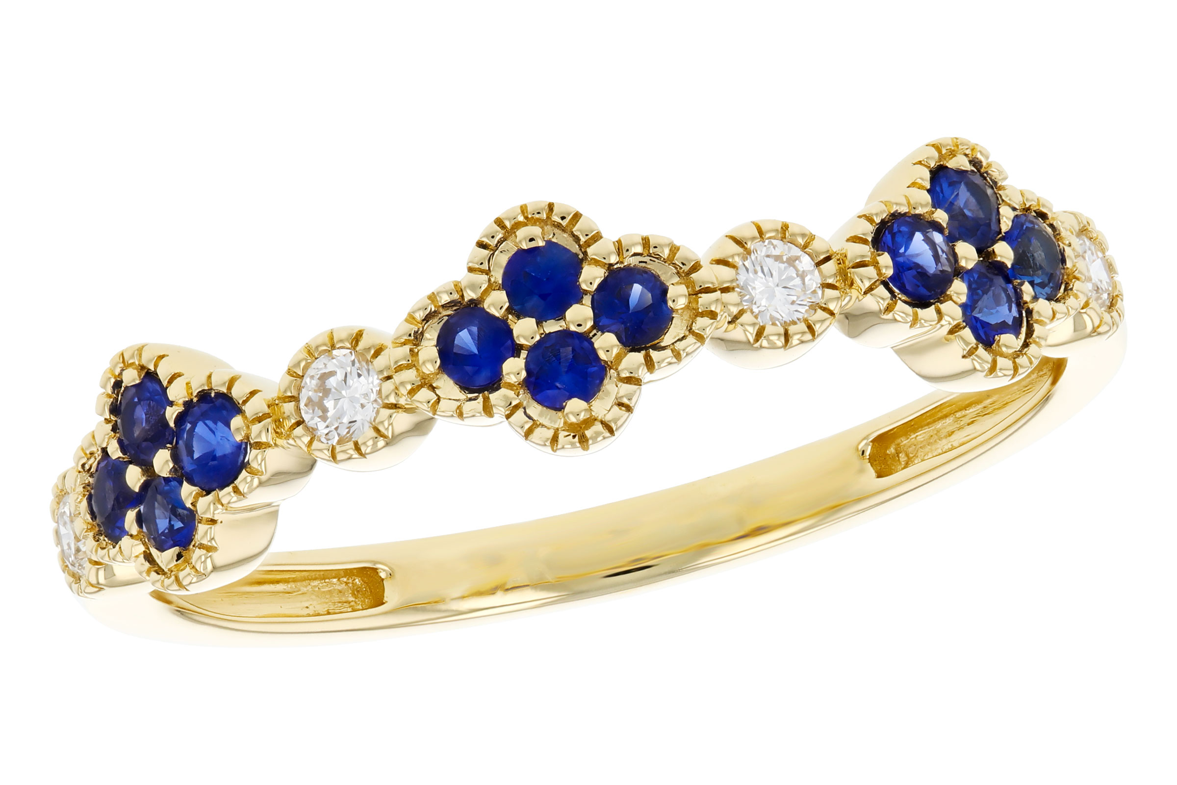 G321-67201: LDS WED RG .23 TW SAPPHIRE .31 TGW
