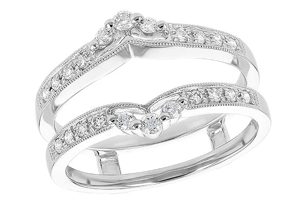 G321-67210: C138-92656 GUARD RG IN PLATINUM .28 TW