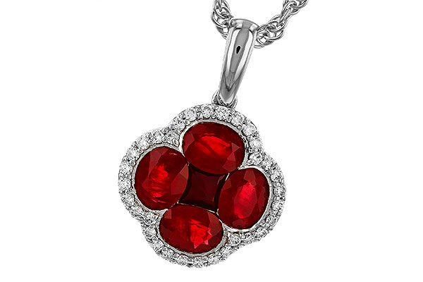 H320-75364: NECKLACE 1.72 RUBY 1.87 TGW