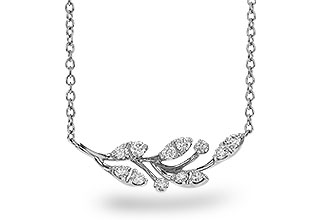 H320-76273: NECKLACE .32 TW (18")