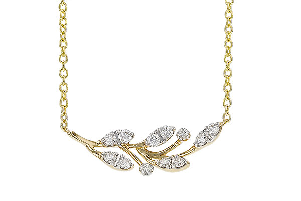 H320-76273: NECKLACE .32 TW (18")