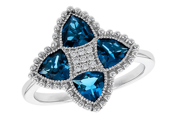 H320-78092: LDS RG 1.62 LONDON BLUE TOPAZ 1.66 TGW