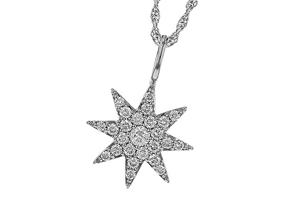 H320-79946: NECKLACE .48 TW
