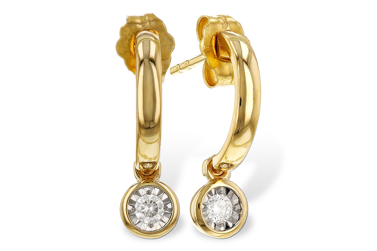 H320-79955: EARRINGS .10 TW