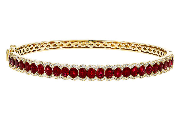 H320-80819: BANGLE 5.04 TW RUBY 5.60 TGW