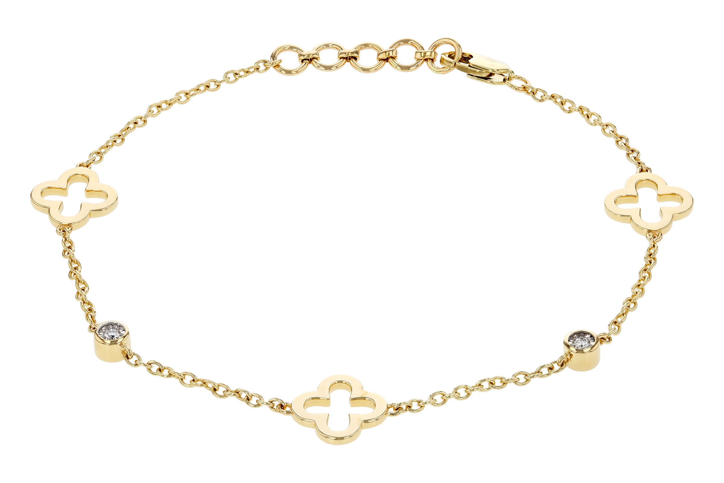 H321-65410: BRACELET .06 TW (7.25")