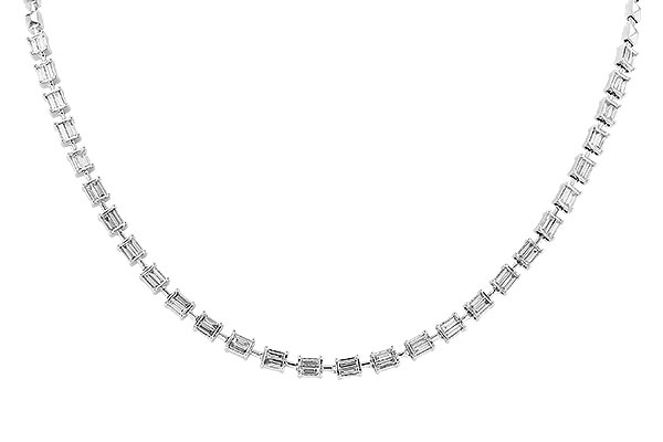 K319-86301: NECKLACE 2.02 TW BAGUETTE