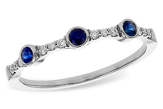 K320-76310: LDS WED RG .16 SAPPHIRE .25 TGW