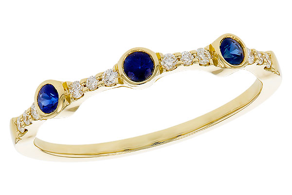 K320-76310: LDS WED RG .16 SAPPHIRE .25 TGW