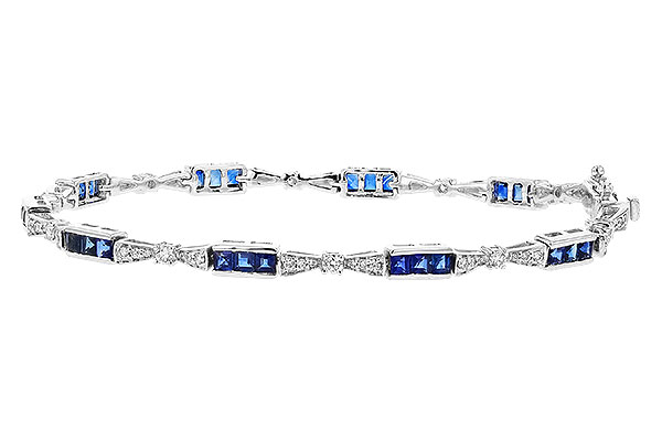 K320-79037: BRACELET 2.10 SAPPHIRE 2.75 TGW (7")