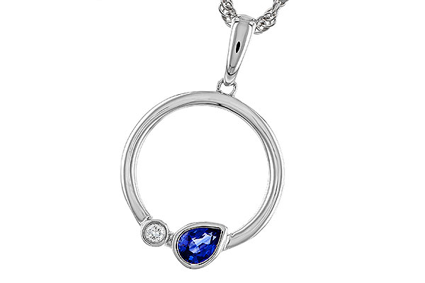 L320-75437: NECKLACE .26 SAPPHIRE .28 TGW