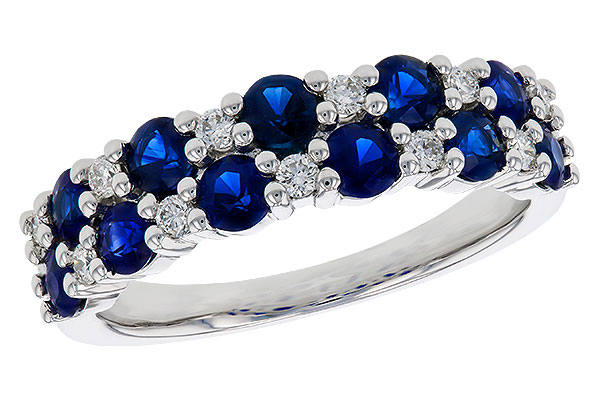 L320-77182: LDS WED RG 1.28 SAPPHIRE 1.47 TGW