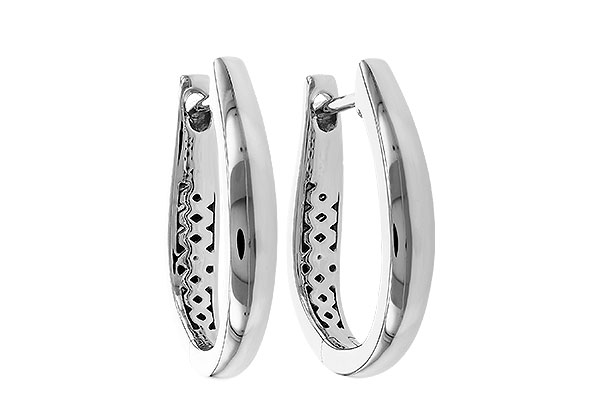 L320-79073: GOLD EARRINGS (17MM)