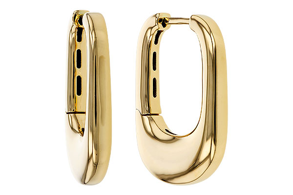 L320-80837: GOLD EARRINGS (24MM)