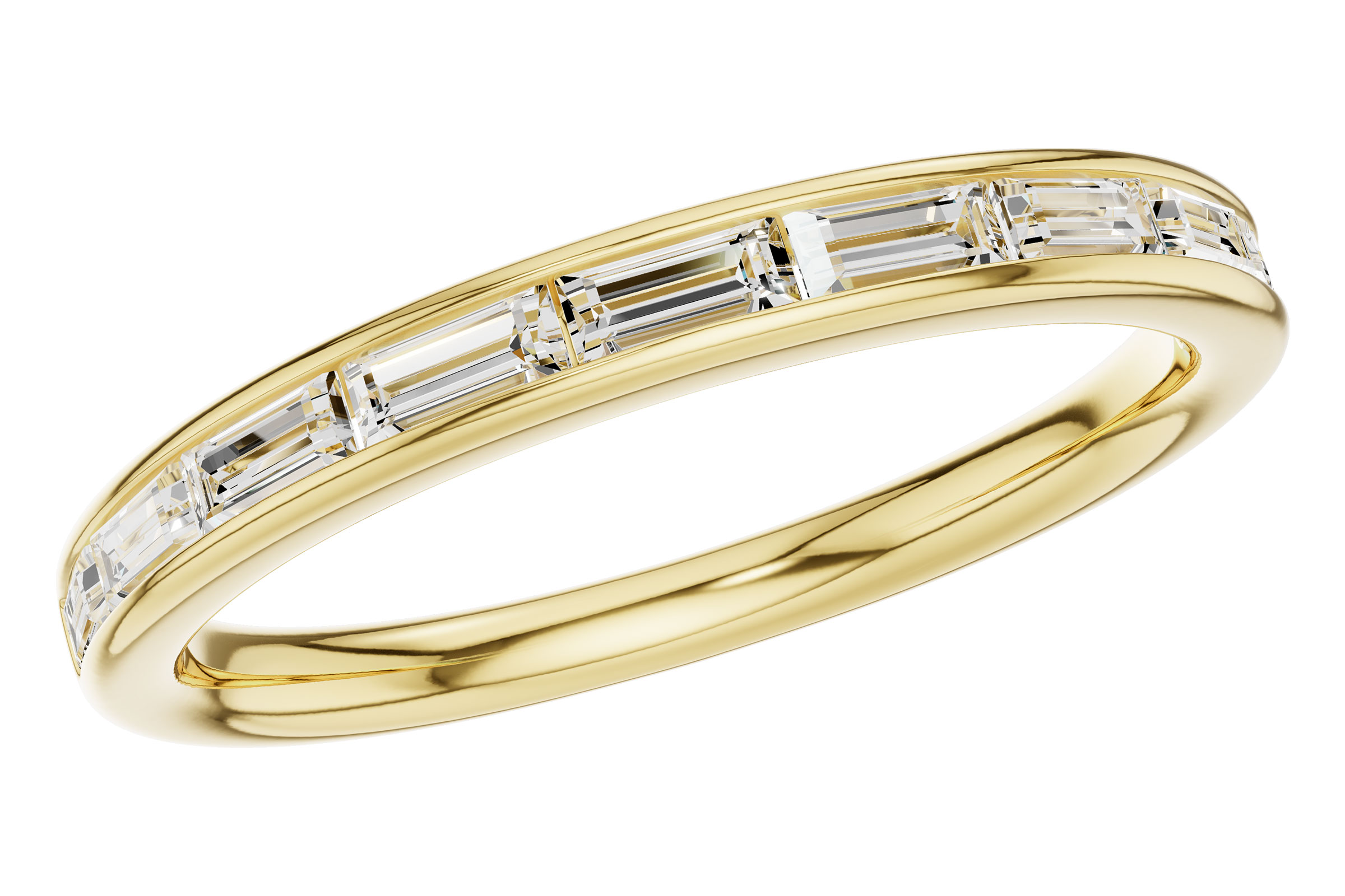 L321-64464: LDS DIA WED RG .44 TW BAGUETTES