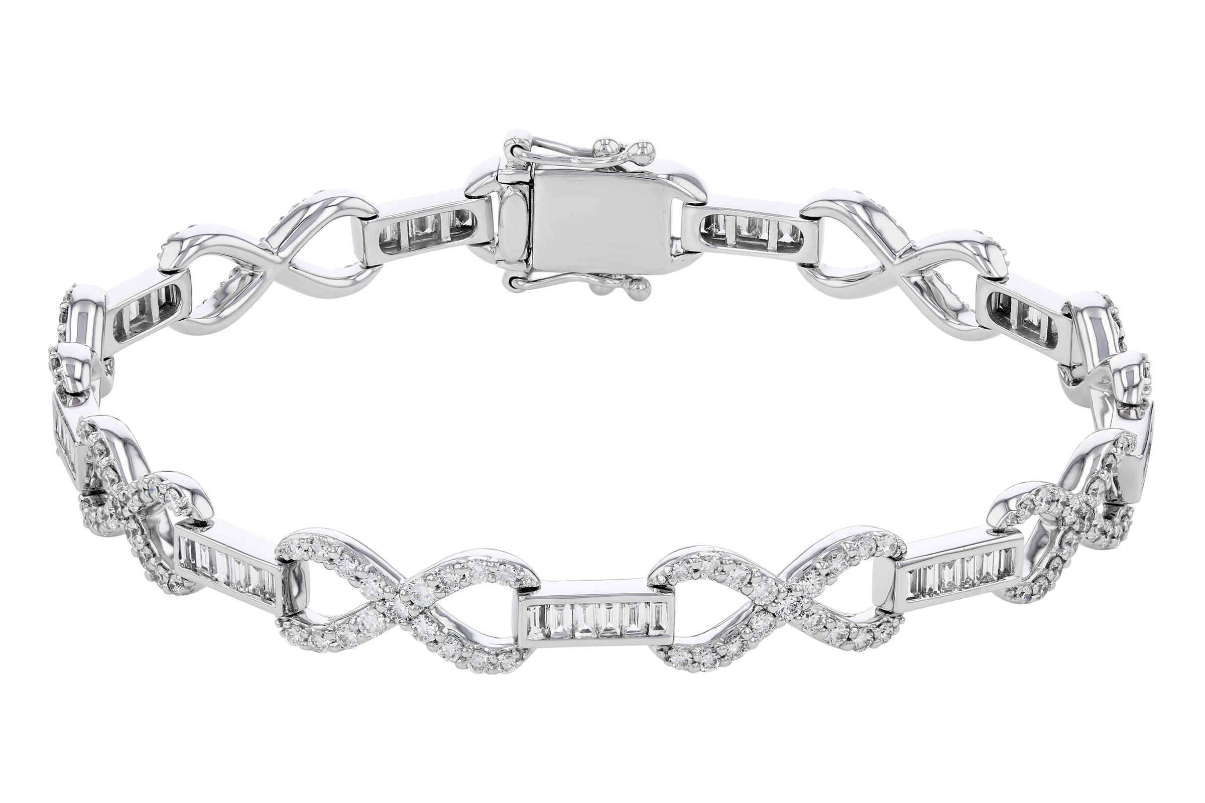 L321-66328: BRACELET 1.00 TW BAG 2.45 TW (7")