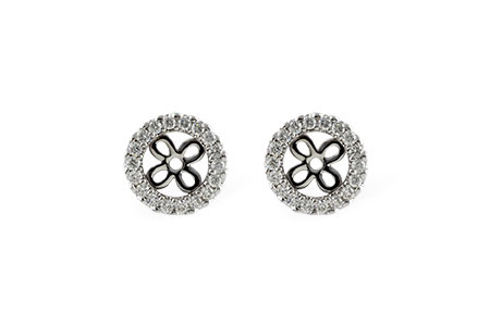 M233-49919: EARRING JACKETS .24 TW (FOR 0.75-1.00 CT TW STUDS)