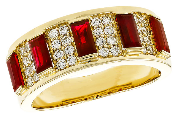 M320-78173: LDS WED RG 1.40 TW RUBY 1.69 TGW