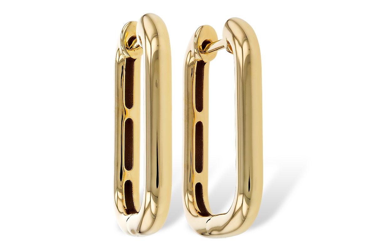 M320-79991: GOLD EARRINGS (23MM)