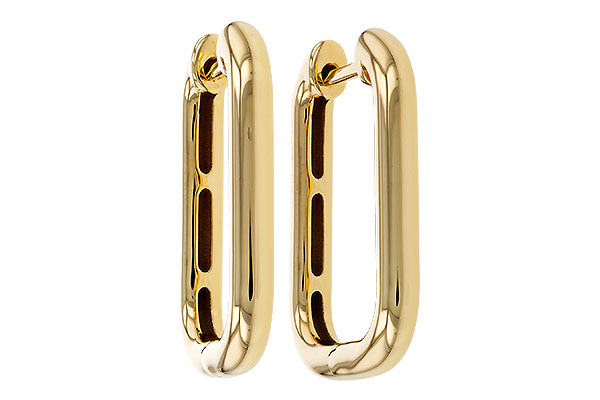 M320-79991: GOLD EARRINGS (23MM)
