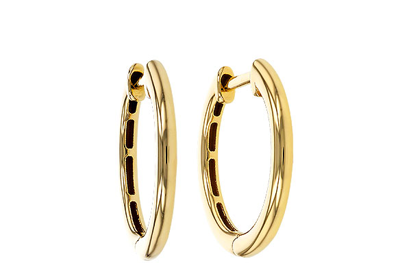 M320-80828: GOLD EARRINGS (16MM)