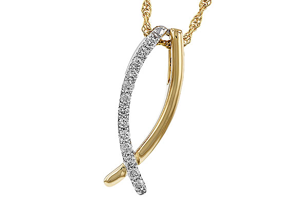 M320-80837: NECKLACE .25 TW