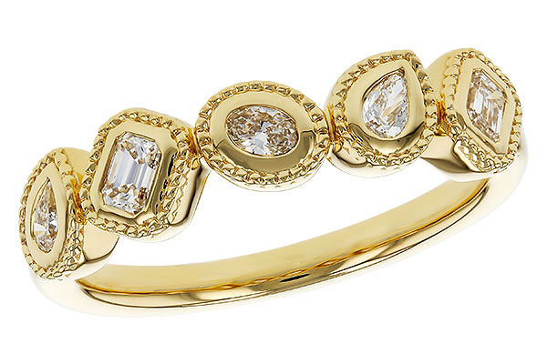 M320-80891: LDS DIA WED RG .34 TW FANCY CUT DIAS