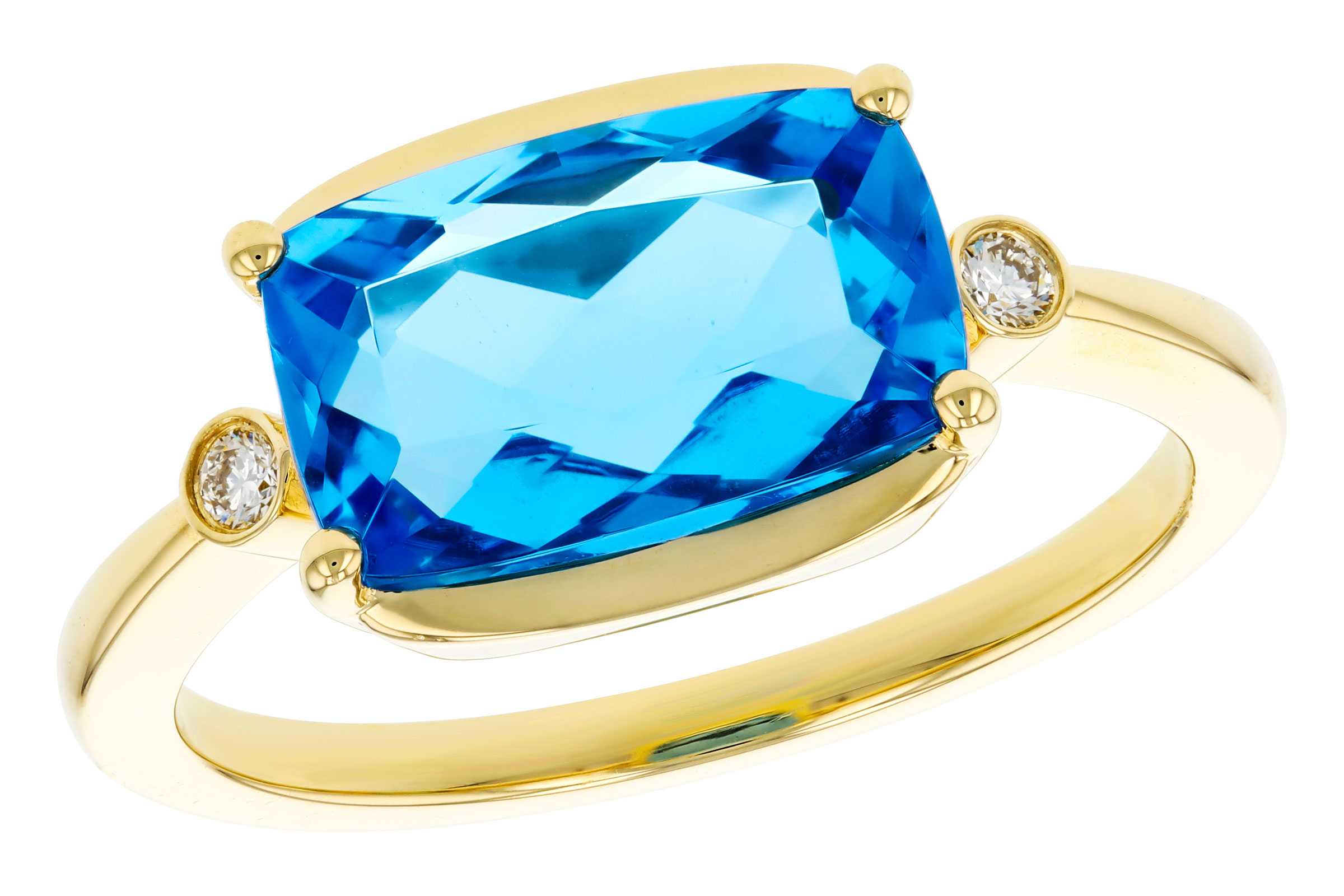 M321-66282: LDS RG 2.88 BLUE TOPAZ 2.92 TGW (11x7MM BT)